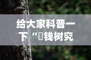 给大家科普一下“揺钱树究竟有没有挂”(透视)其实真的有挂