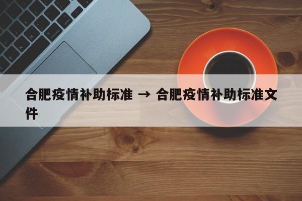 合肥疫情补助标准 → 合肥疫情补助标准文件